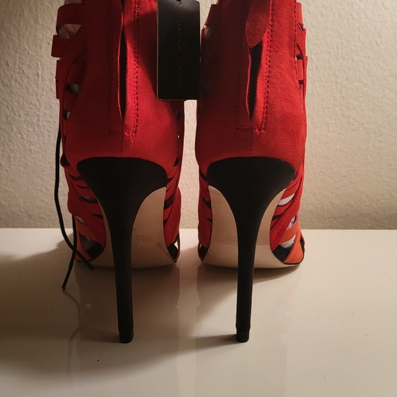 Zara heel sandals lacets size 9 - Picture 4 of 8